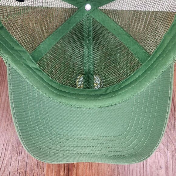 John Deere Mesh Hat Cap Snapback Green Logo Farmer Tractor Outdoors Farm Ranch - Picture 8 of 10